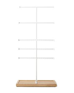 Umbra - Trigem 5 Jewellery Stand - White/Natural